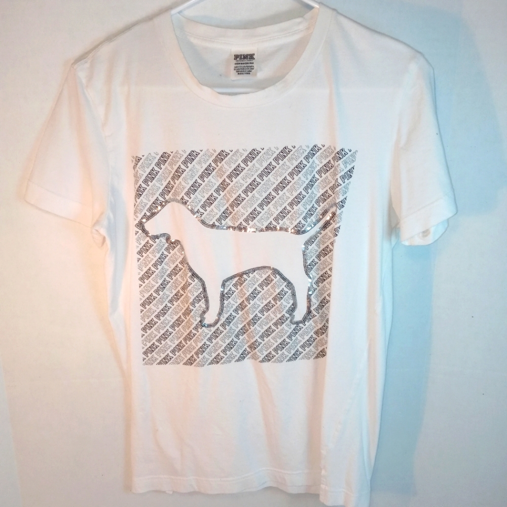 Pink Victoria secret womens Tee!! Size xs